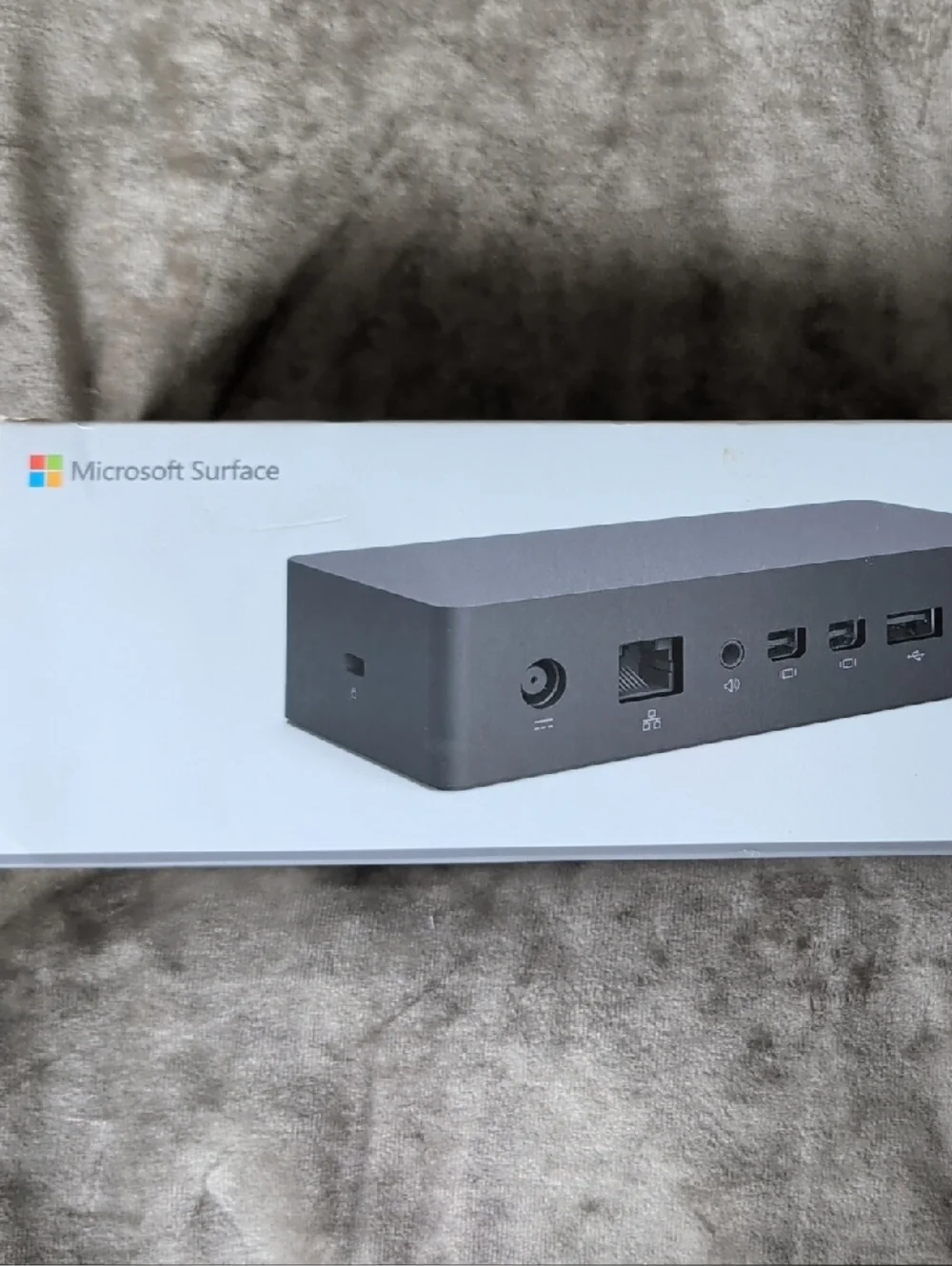 Microsoft Surface Dock in Black and White Packaging